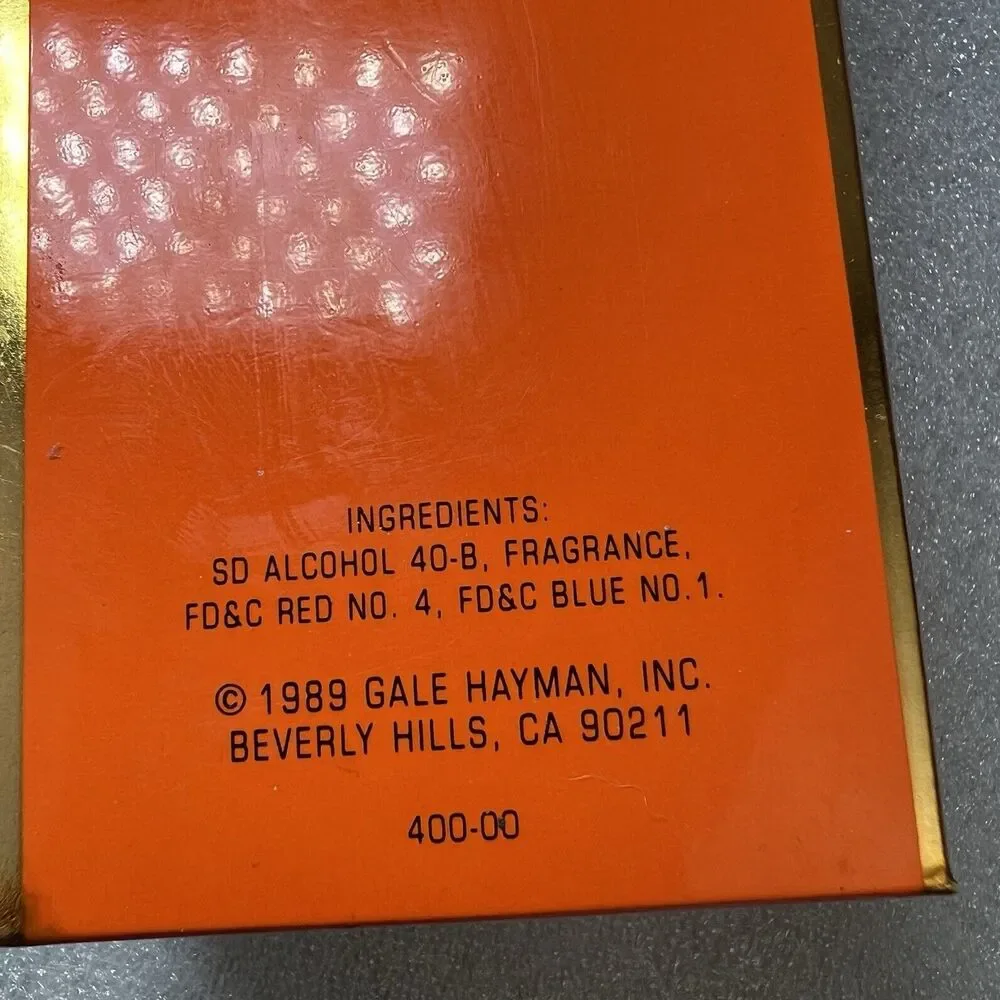Vtg 1989 BEVERLY HILLS Gale Hayman GLAMOUR Cologne Spray 3.3 fl.oz. Gale Hayman